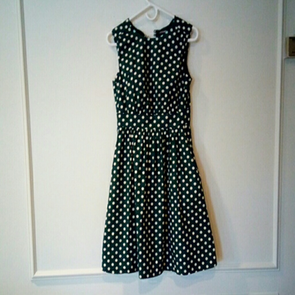 Dark Green Modcloth Dress Small